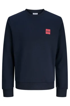 Jack & Jones Sweatshirts-Sweatshirt com logo contrastante azul