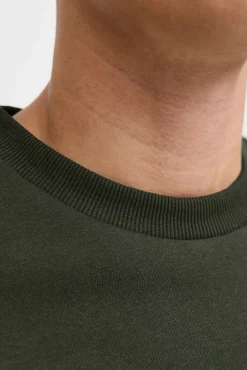 Jack & Jones Sweatshirts-Sweatshirt com logo contrastante verde