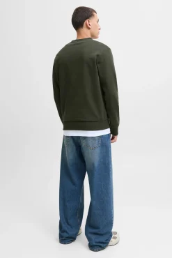 Jack & Jones Sweatshirts-Sweatshirt com logo contrastante verde