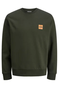 Jack & Jones Sweatshirts-Sweatshirt com logo contrastante verde