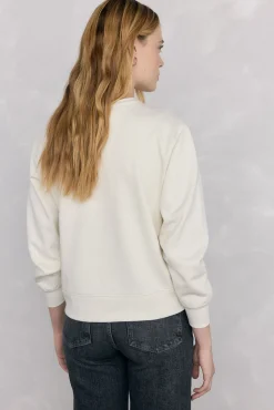 Pedro del Hierro Sweatshirts-Sweatshirt com logo da PDH Ecru