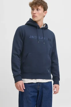Jack & Jones Sweatshirts-Sweatshirt com logo frontal Azul