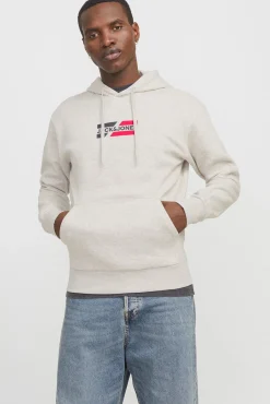 Jack & Jones Sweatshirts-Sweatshirt com logo frontal branco