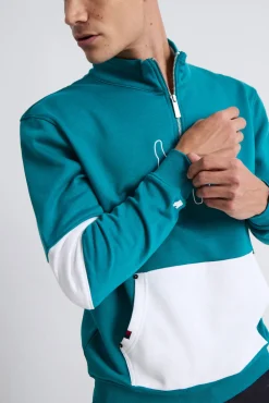 Williot Sweatshirts-Sweatshirt com manga multicolorida Verde