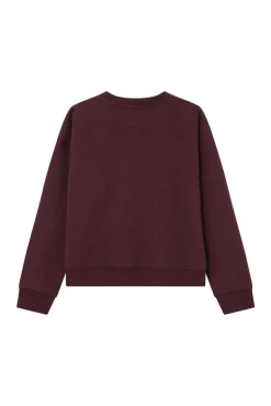 Grace & Mila Sweatshirts-Sweatshirt com mensagem em marrom Granada