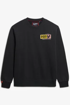 Superdry Sweatshirts-Sweatshirt corte folgado cinzento