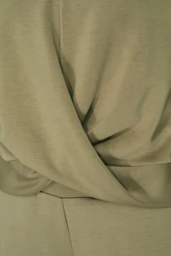 Dash and Stars Sweatshirts-Sweatshirt cáqui drapeado beige