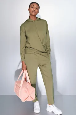 Dash and Stars Sweatshirts-Sweatshirt cáqui drapeado beige