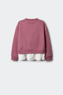 Springfield Kids Sweatshirts|T-Shirts-Sweatshirt da garota "Hey". rosa