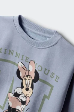 Springfield Kids Sweatshirts|T-Shirts-Sweatshirt da Minnie Mouse para meninas azul