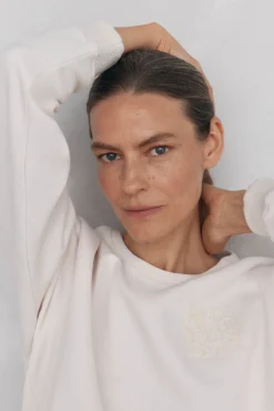 Pedro del Hierro Sweatshirts-Sweatshirt de algodão espanhol Branco