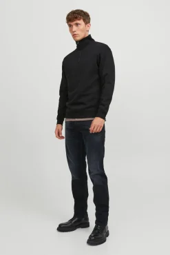 Jack & Jones Sweatshirts-Sweatshirt de corte regular preto