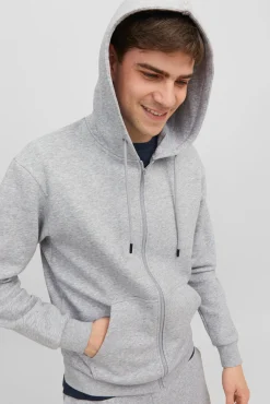 Jack & Jones Sweatshirts-Sweatshirt de corte regular cinzento