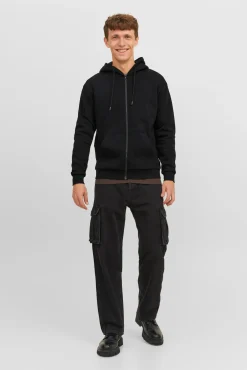 Jack & Jones Sweatshirts-Sweatshirt de corte regular preto