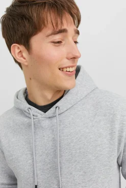 Jack & Jones Sweatshirts-Sweatshirt de corte regular cinzento