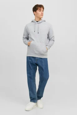 Jack & Jones Sweatshirts-Sweatshirt de corte regular cinzento