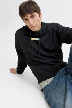 Jack & Jones Sweatshirts-Sweatshirt de corte regular preto