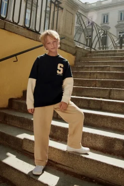 Springfield Kids Sweatshirts|T-Shirts-Sweatshirt de duas camadas para meninos azul