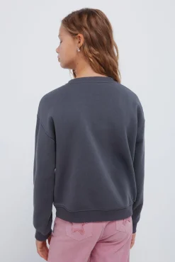 Springfield Kids Sweatshirts|T-Shirts-Sweatshirt de garota descolada cinzento