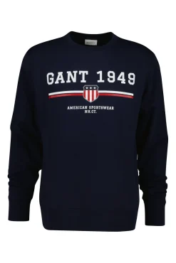 Gant Sweatshirts-Sweatshirt de gola redonda Azul