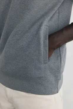 Pedro del Hierro Sweatshirts-Sweatshirt de gola semicisne Cizento