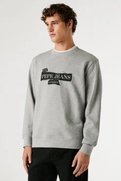Pepe Jeans Sweatshirts-Sweatshirt de manga comprida cinzento