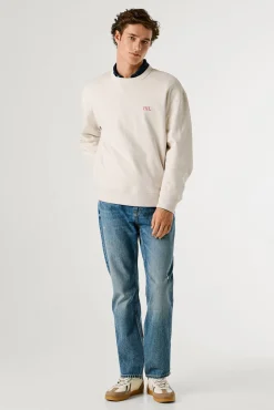 Pepe Jeans Sweatshirts-Sweatshirt de manga comprida bege