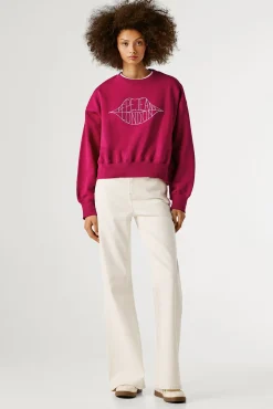 Pepe Jeans Sweatshirts-Sweatshirt de manga comprida rosa