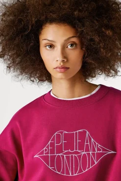 Pepe Jeans Sweatshirts-Sweatshirt de manga comprida rosa