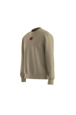 HUGO Sweatshirts-Sweatshirt de manga comprida Tostado