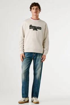 Pepe Jeans Sweatshirts-Sweatshirt de manga comprida bege