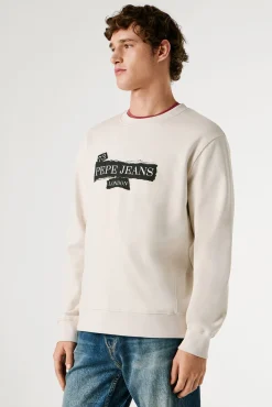 Pepe Jeans Sweatshirts-Sweatshirt de manga comprida bege
