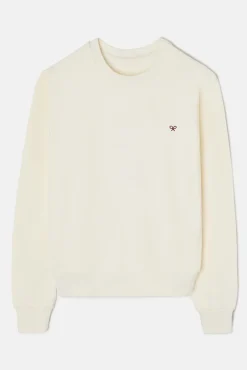 Silbon Sweatshirts-Sweatshirt de raquete Ecru