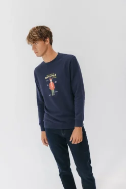 elPulpo Sweatshirts-Sweatshirt do Polo Norte Azul