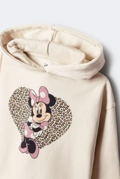 Springfield Kids Sweatshirts|T-Shirts-Sweatshirt e estampa de leopardo da Minnie para meninas. estampado