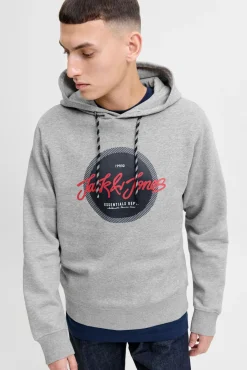 Jack & Jones Sweatshirts-sweatshirt e logo cinzento