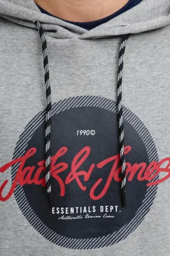 Jack & Jones Sweatshirts-sweatshirt e logo cinzento