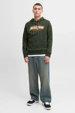 Jack & Jones Sweatshirts-sweatshirt e logo verde