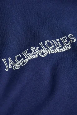 Jack & Jones PLUS Sweatshirts-Sweatshirt e logo capuz azul