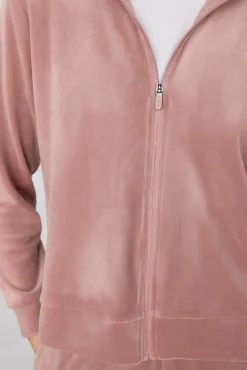 Pedro del Hierro Sweatshirts-Sweatshirt esportivo com capuz de veludo Rosa