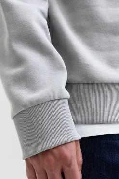 Jack & Jones Sweatshirts-Sweatshirt estampado de corte regular cinzento