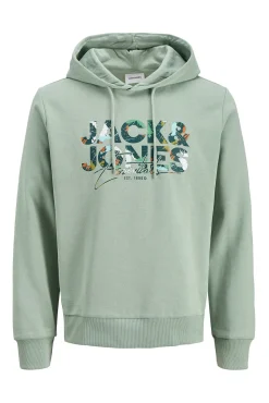 Jack & Jones Sweatshirts-Sweatshirt estampado de corte regular verde