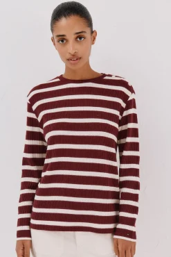 Cortefiel Sweatshirts-Sweatshirt estruturado riscas Granada