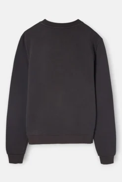 Silbon Sweatshirts-Sweatshirt feminino com tachas Preto