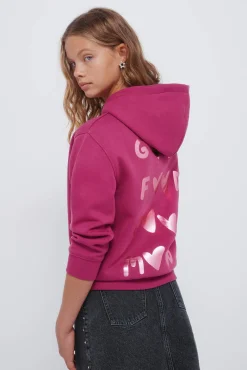 Springfield Kids Sweatshirts|T-Shirts-Sweatshirt feminino GOOD MOOD. rosa