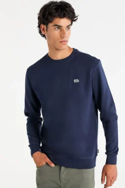 Lois Sweatshirts-Sweatshirt gola caixa azul