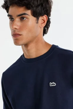 Lois Sweatshirts-Sweatshirt gola caixa azul