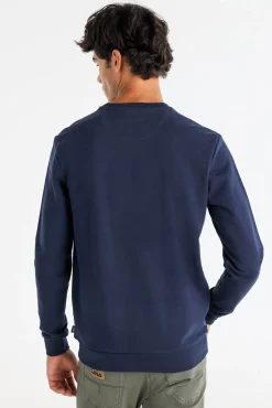 Lois Sweatshirts-Sweatshirt gola caixa azul