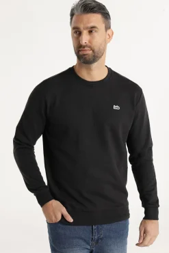 Lois Sweatshirts-Sweatshirt gola caixa preto