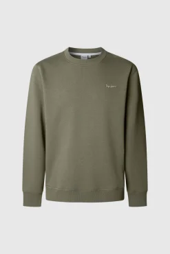 Pepe Jeans Sweatshirts|Camisolas-Sweatshirt Gola Redonda Com Logo verde